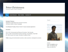 Tablet Screenshot of peterchristensen.net